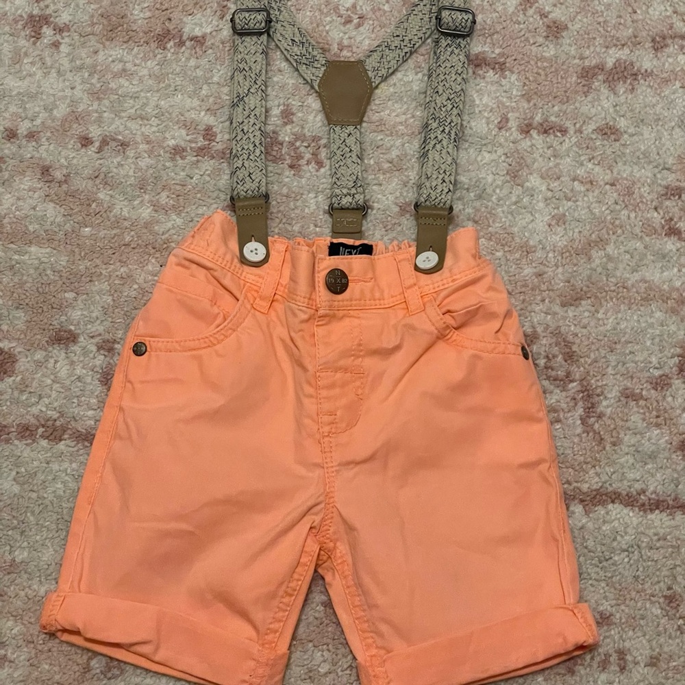Next 2/3T Shorts with Suspenders